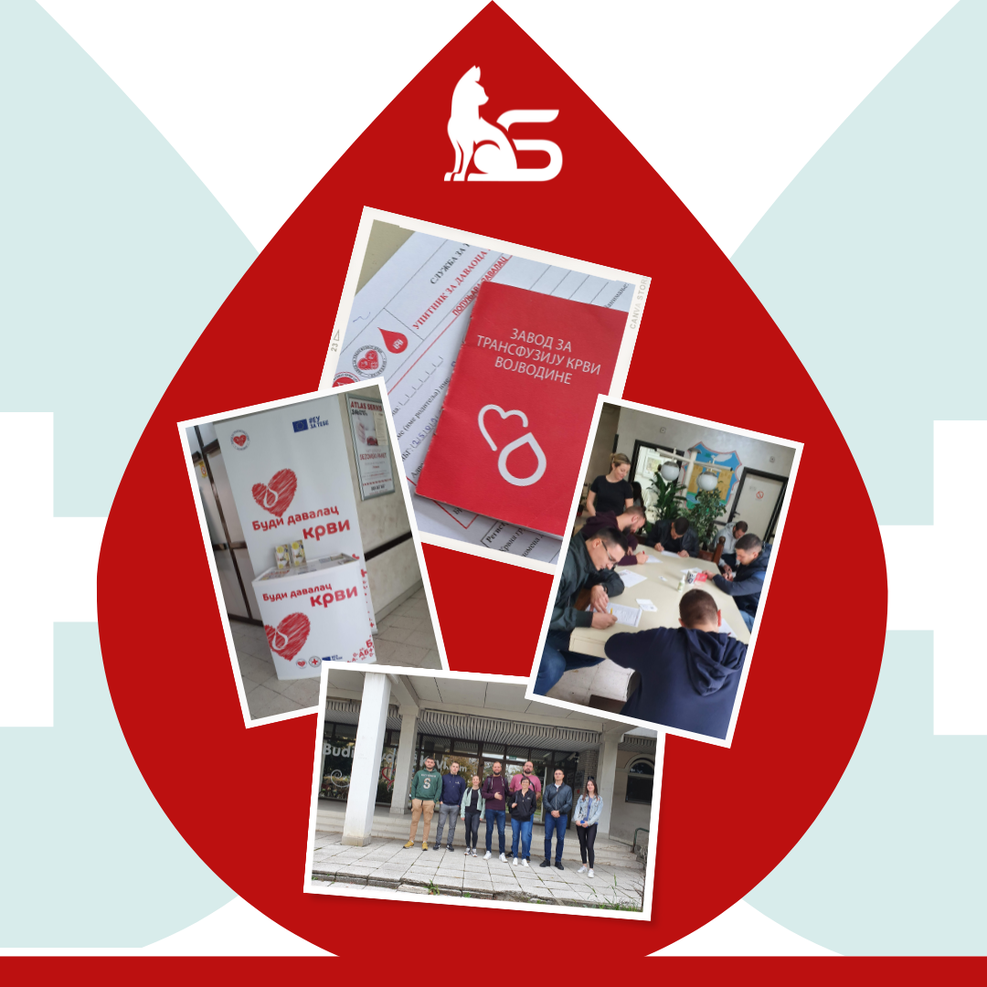 Red Modern Blood Donation Instagram Post